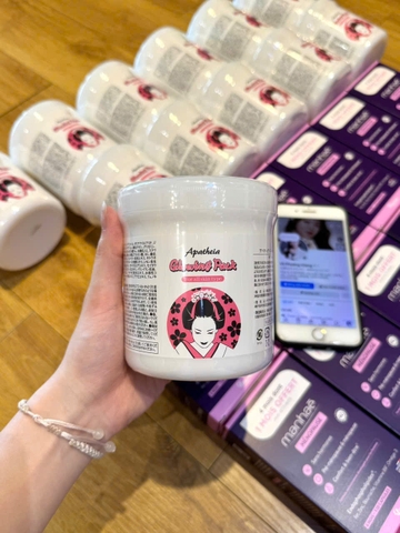 Kem ủ trắng, cấp ẩm cho da Apatheia Glowing Pack 500g cô gái Nhật (có VAT)