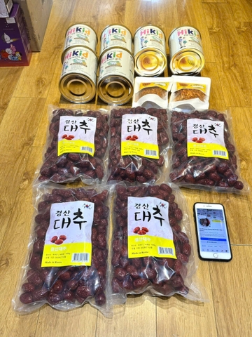 Táo đỏ loại 1 Hàn quốc  beoun ioess jujube