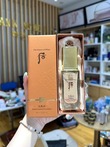 Kem nền Che Khuyết Điểm Tái Sinh Siêu Mịn, Lâu Trôi The History Of Whoo Radiant Essence Foundation