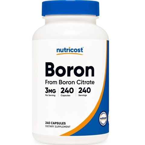 Nutricost Boron 3mg (240 Viên)