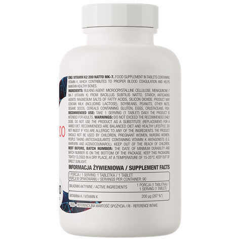 OstroVit Vitamin K2 200 Natto MK-7 (90 Viên)