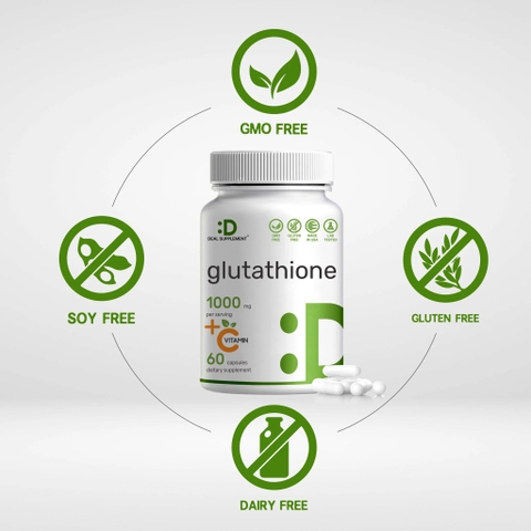 Deal Supplement Glutathione Reduced 1000mg + Vitamin C (60 Viên)