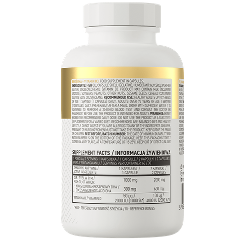 Ostrovit DHA + Vitamin D3 (60 Viên)