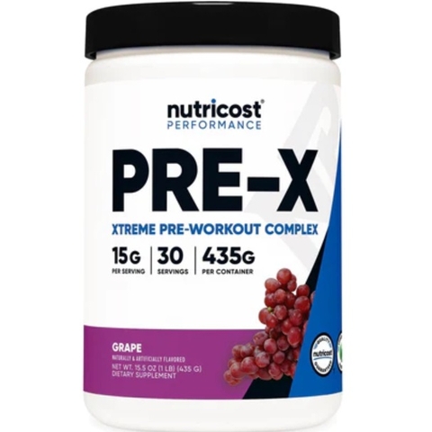 Nutricost Pre-X (30 Lần Dùng) - Cực Mạnh