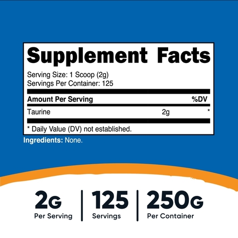 Nutricost Taurine Powder (250g)