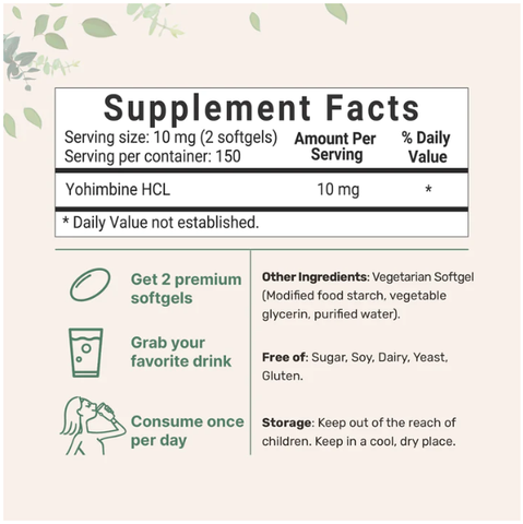 Micro Ingredients Yohimbine 10mg (300 Viên)