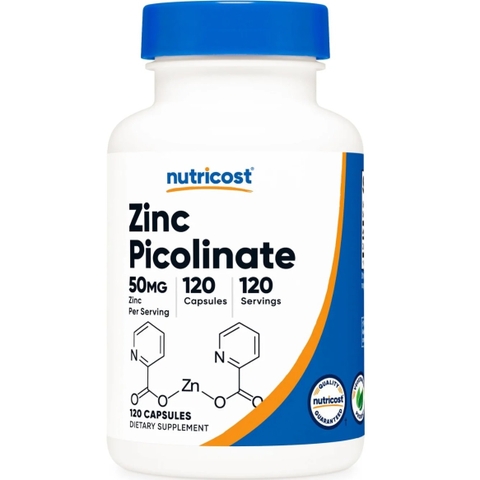 Nutricost Zinc Picolinate 50mg (120 Viên)