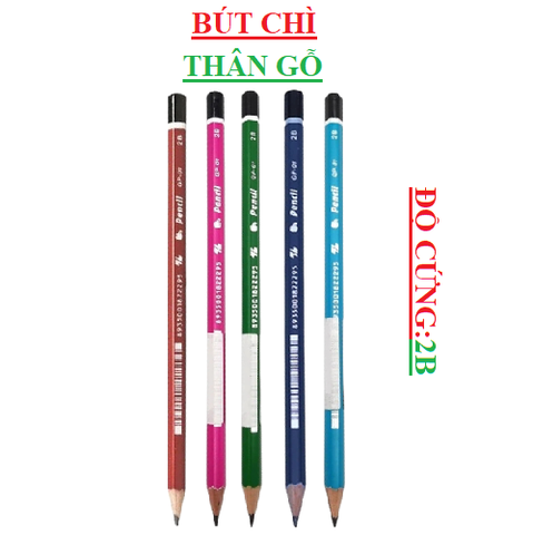 Bút chì gỗ 2B thiên long GP01