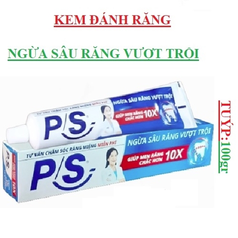 Kem đánh răng p/s ngừa sâu răng vượt trội (80-:-110)gr