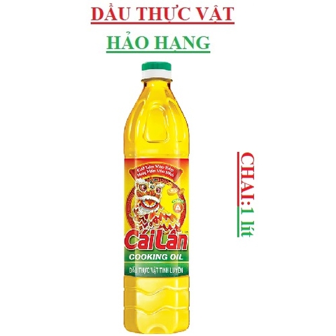 Dầu thực vật tinh luyện Cái Lân chai 1.000ml