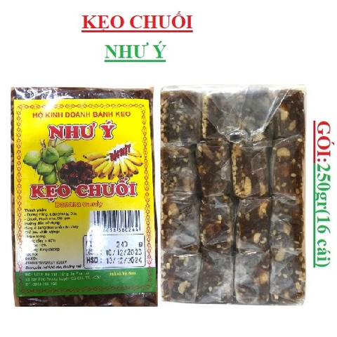 Kẹo chuối như ý gói (200-:-250)gr