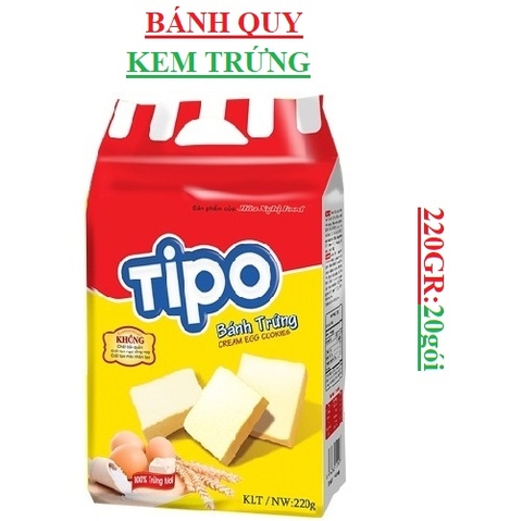 Bánh trứng Tipo Hữu Nghị gói (200-:-240)gr