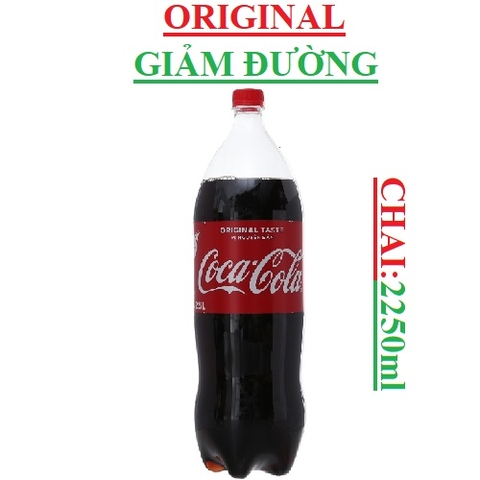 Nước giải khát coca cola vị nguyên bản chai 2250ml