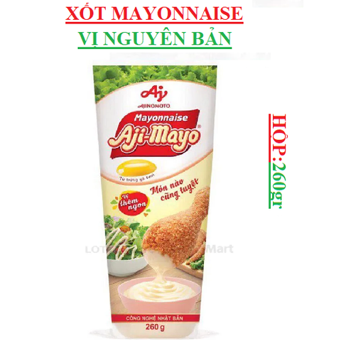 Xốt Mayonnaise Ajimayo Ajinomoto hộp 260gr
