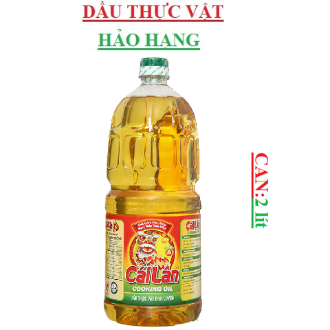 Dầu thực vật tinh luyện Cái Lân chai 2.000ml