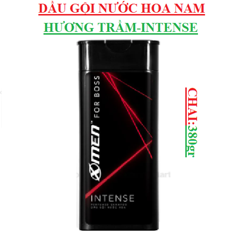 Dầu gội nước  Xmen for boss intense chai 380gr