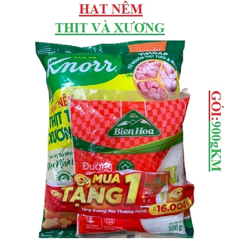 Hạt nêm thịt thăn xương ống và tủy Knorr gói 900gr