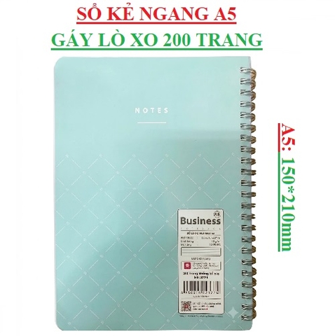 Sổ lò xo A5 Hải tiến 200 trang