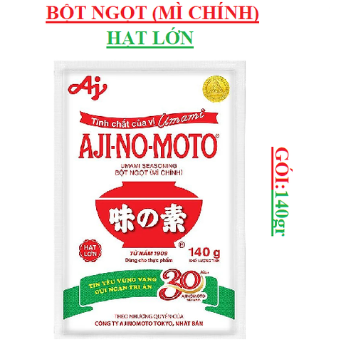 Bột ngọt, mì chính Ajinomoto gói 140gr