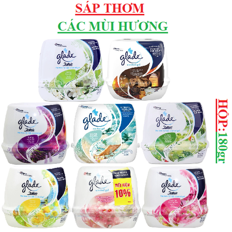Sáp thơm Johnson glade hộp 180gr