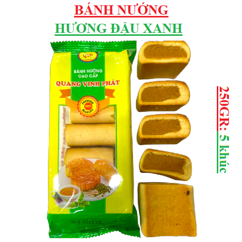 Bánh nướng cắt khúc Quang Vinh Phát gói 250gr (5 khúc)