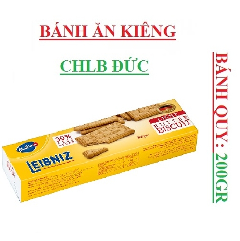 Bánh ăn kiêng leibniz bahhsen light butter biscuit  200gr