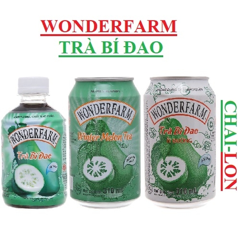 Trà bí đao lon Wonderfarm