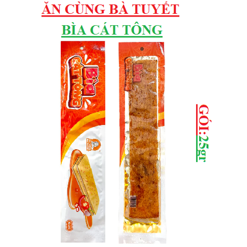 Snack bìa cát tông bà tuyết gói 25gr