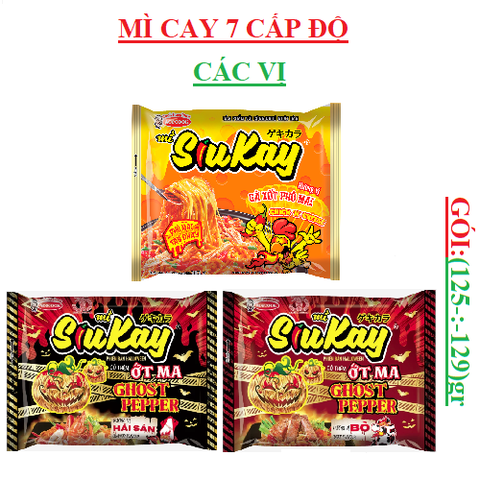 Mì nấu siukay gói (125-:-130)gr