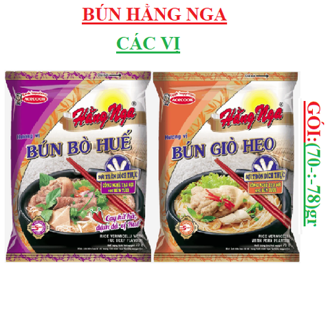 Bún hằng nga acecook gói (70-:-78)gr