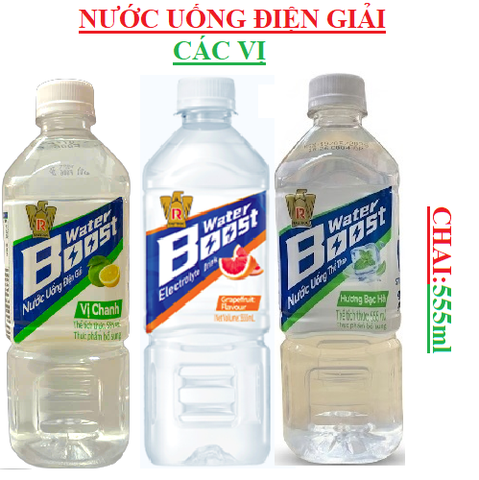 Nước uống điện giải Eastroc water boost chai (400-:-555)ml