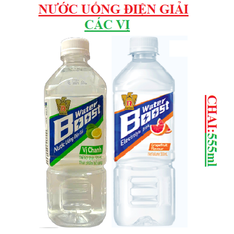 Nước uống điện giải Eastroc water boost chai 555ml