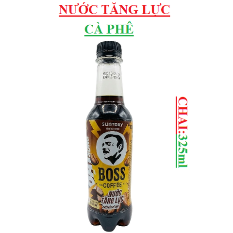 Nước tăng lực cà phê boss chai (300-:-350)ml
