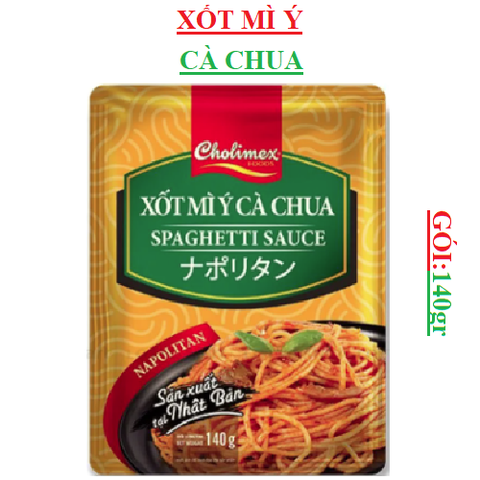 Xốt mì ý cà chua  Cholimex gói (130-:-140)gr