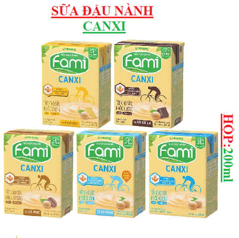 Sữa Đậu Nành Fami Vinasoy hộp 200ml