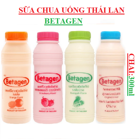 Sữa chua uống Men tiêu hoá Thái Lan Betagen chai 300ml