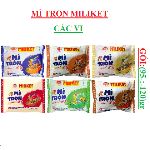 Mì trộn miliket gói (95-:-120)gr