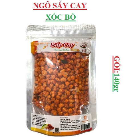 Ngô cay sấy xóc bò Mon mon gói 140gr