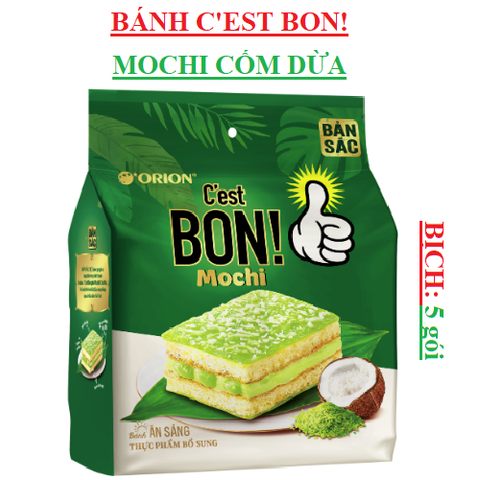 Bánh ăn sáng C'est Bon bịch 5 gói