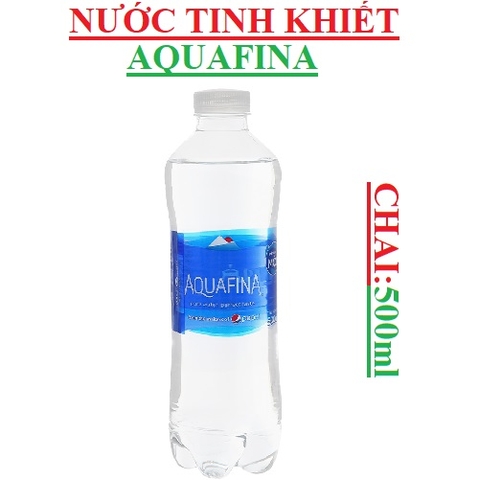 Nước uống đóng chai Aquafina can 500ml