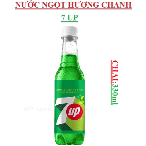 Nước ngọt 7up chai (300-:-330)ml