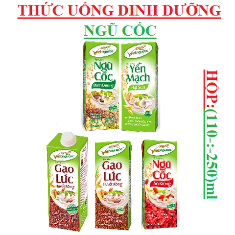 Ngũ cốc uống liền  ăn kiêng, dinh dưỡng, gạo lức huyết rồng vietngucoc