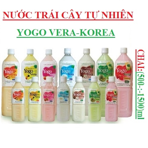 Nước hoa quả tự nhiên Yogo Vera Hàn quốc
