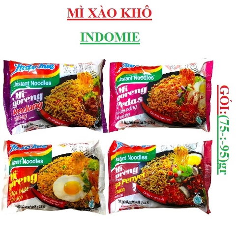 Mì xào khô indomie gói