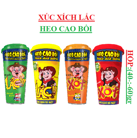 Xúc xích lắc heo cao bồi hộp