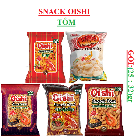 bim bim oishi tôm gói nhỡ (25-:-35)gr
