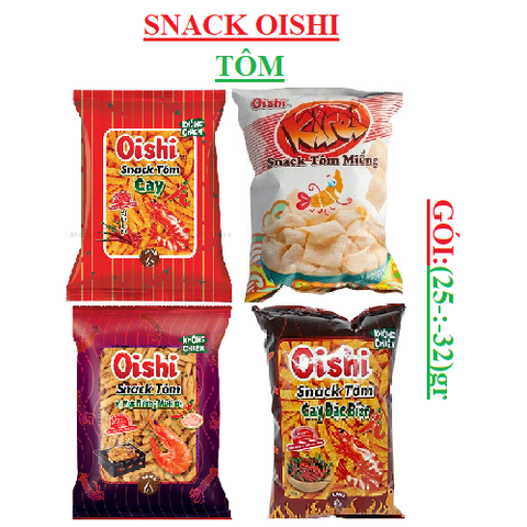 bim bim oishi tôm gói nhỡ (25-:-35)gr