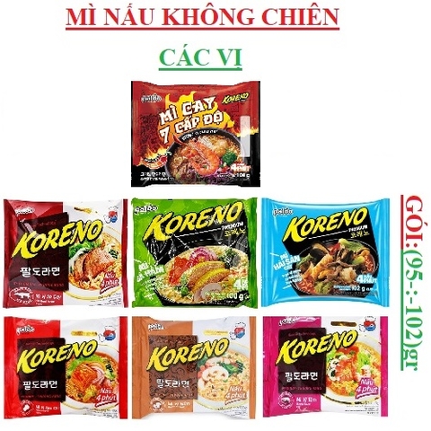 Mì nấu koreno paldo gói (95-:-102)gr