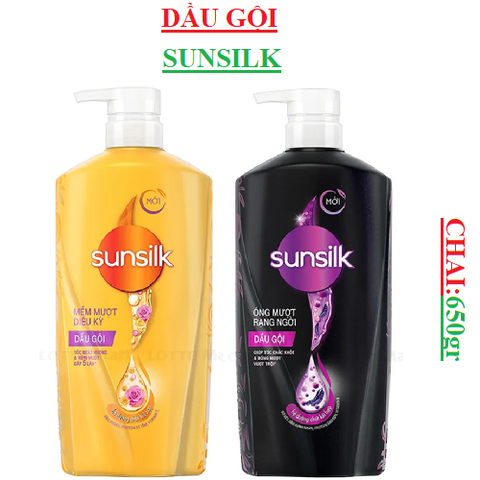 Dầu gội ,dầu xả Sunsilk chai (630-:-670)gr