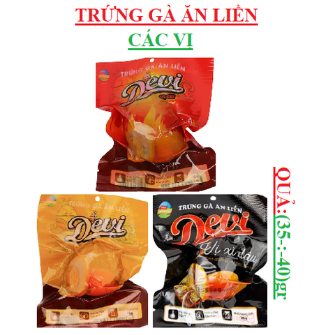 Trứng gà ăn liền Devi quả (35-:-40)gr